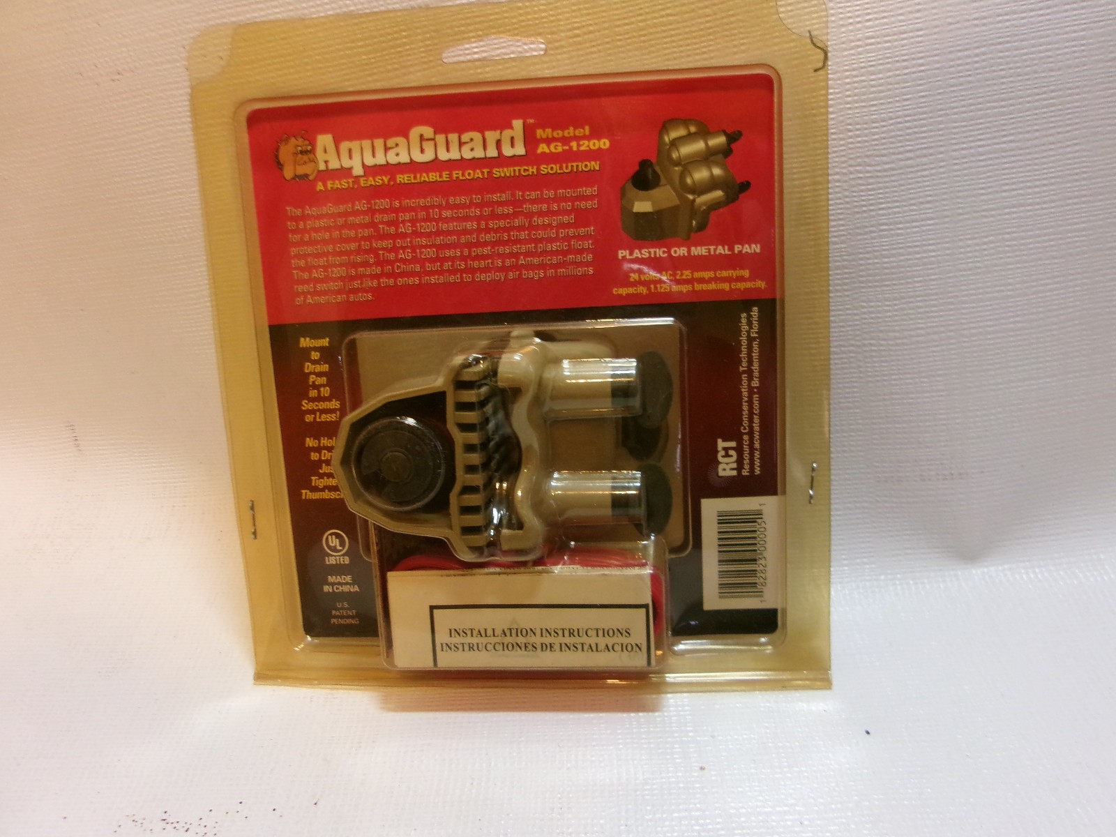 New Old Stock Aguaguard AG-1200 Float Switch in Package
