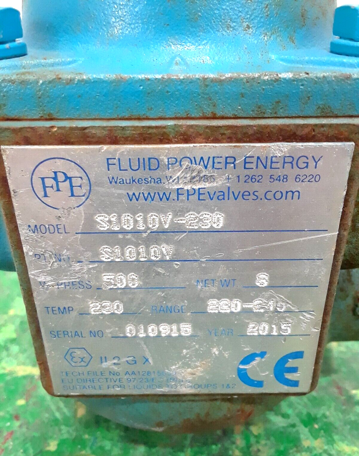 🟠FLUID POWER ENERGY THERMOSTATIC VALVE PESSCO IS OFFERING 1 C122222-3-4 🗽