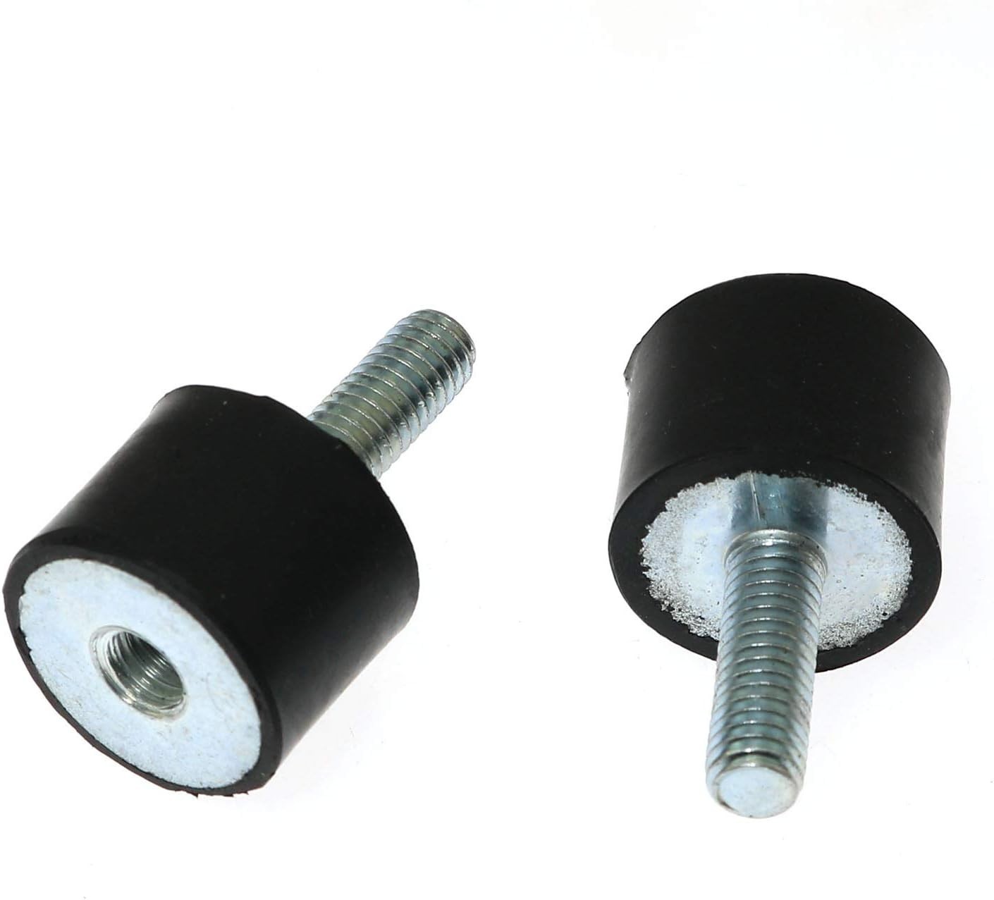 4pcs M6 x 18mm Male Thread 20 x 15mm Rubber Base Vibration Isolator Mount Sho…