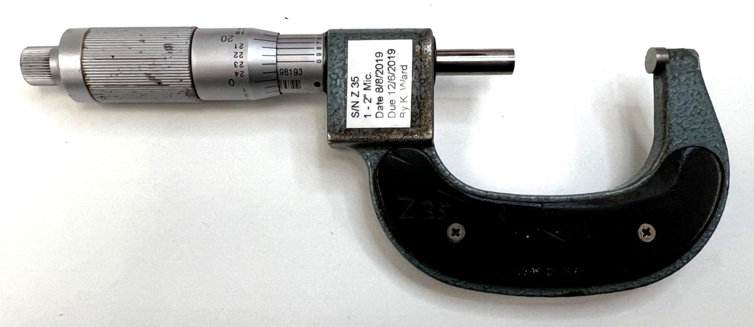 MITUTOYO 193-212 DIGITAL OUTSIDE MICROMETER 1-2″