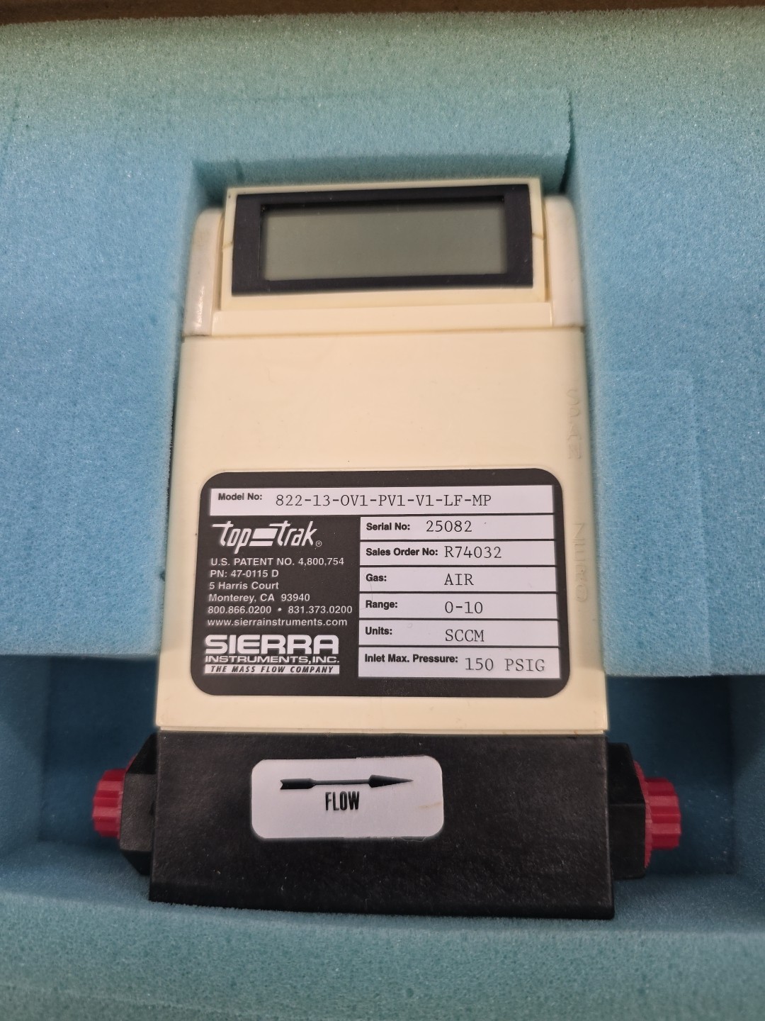 SIERRA 822-13-OV1-PV2-V1-MP 150PSIG METER