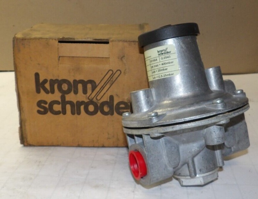 NEW KROM SCHRODER PRESSURE REGULATOR 3/4″ NPT 400 mBAR GDJ20R04-0 03155022