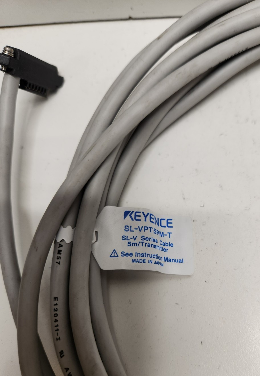 NEW NO BOX! KEYENCE 5M SAFETY LIGHT CURTAIN TRANSMITTER CABLE SL-VPT5PM-T