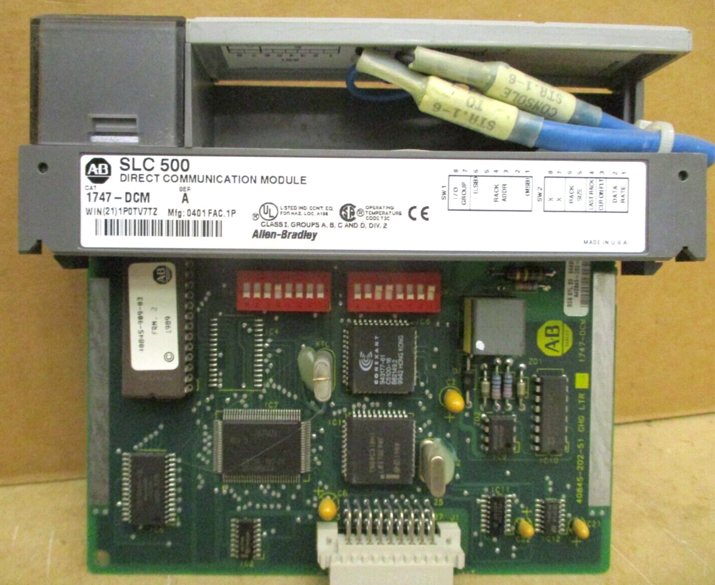 Allen-Bradley SLC 500 1746-P4 Ser A 1747-SDN 1747-DCM 1746-IB16 48680GN