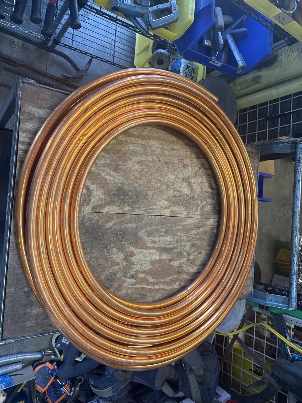 95’ of 7/8” OD .065 Wall Thickness K Copper Tubing Coil, 3/4” ID