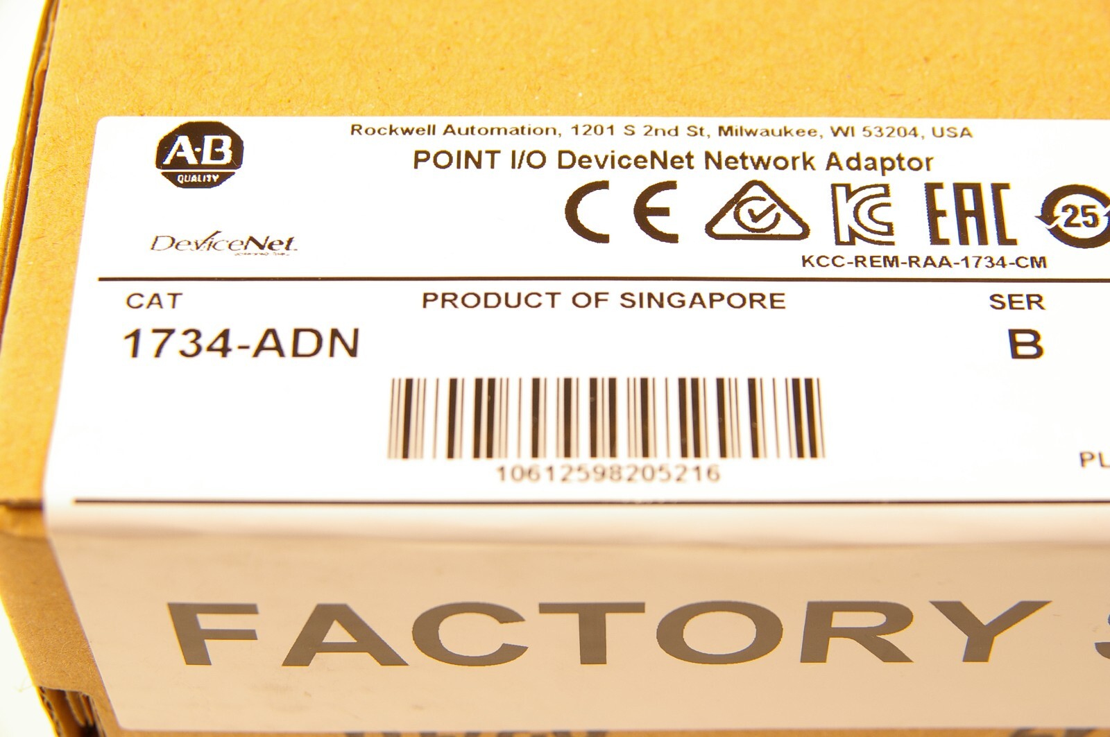 Allen Bradley 1734-ADN Network Adaptor