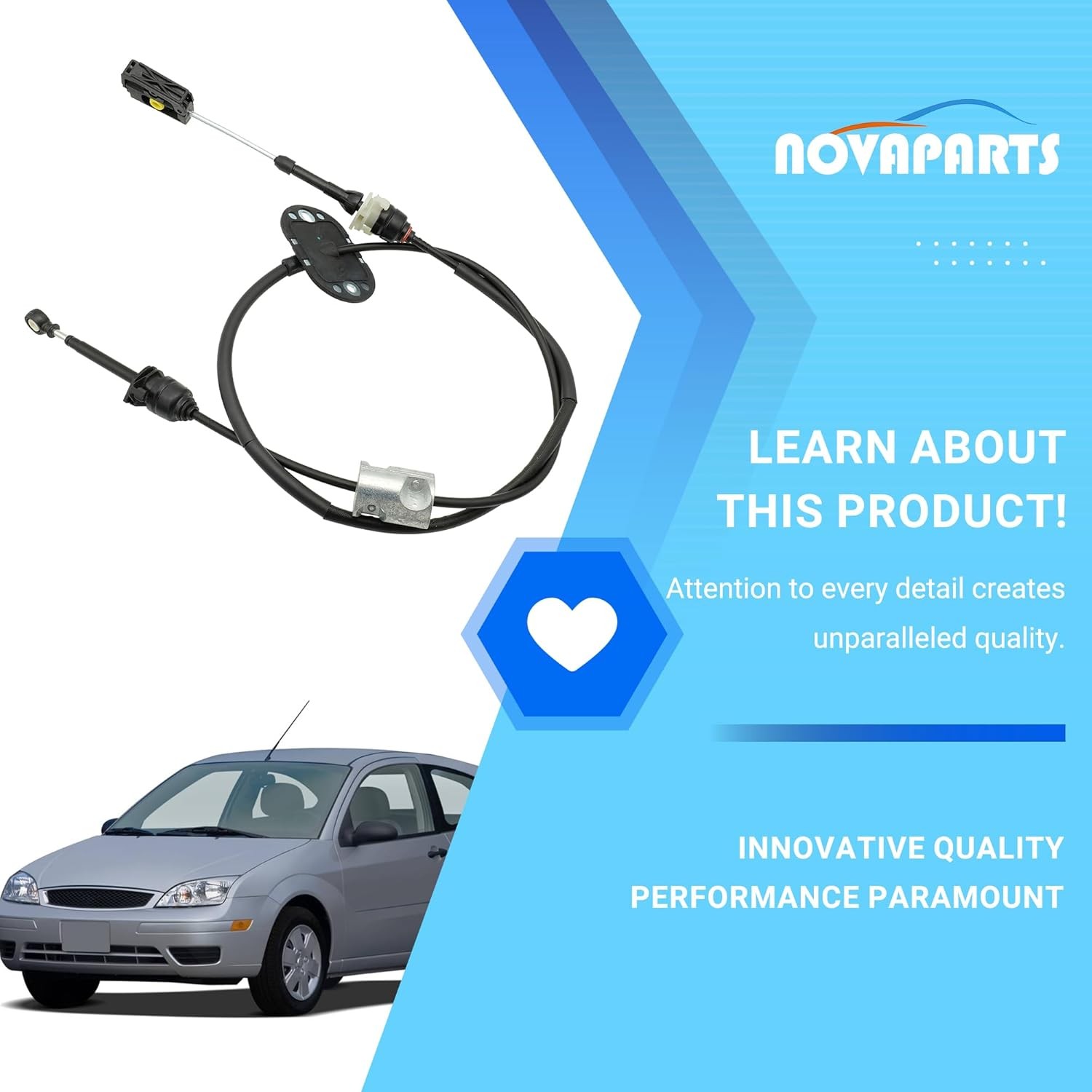 Automatic Transmission Shifter Cable 5S4Z7E395C for Toyota FJ Cruiser 2005