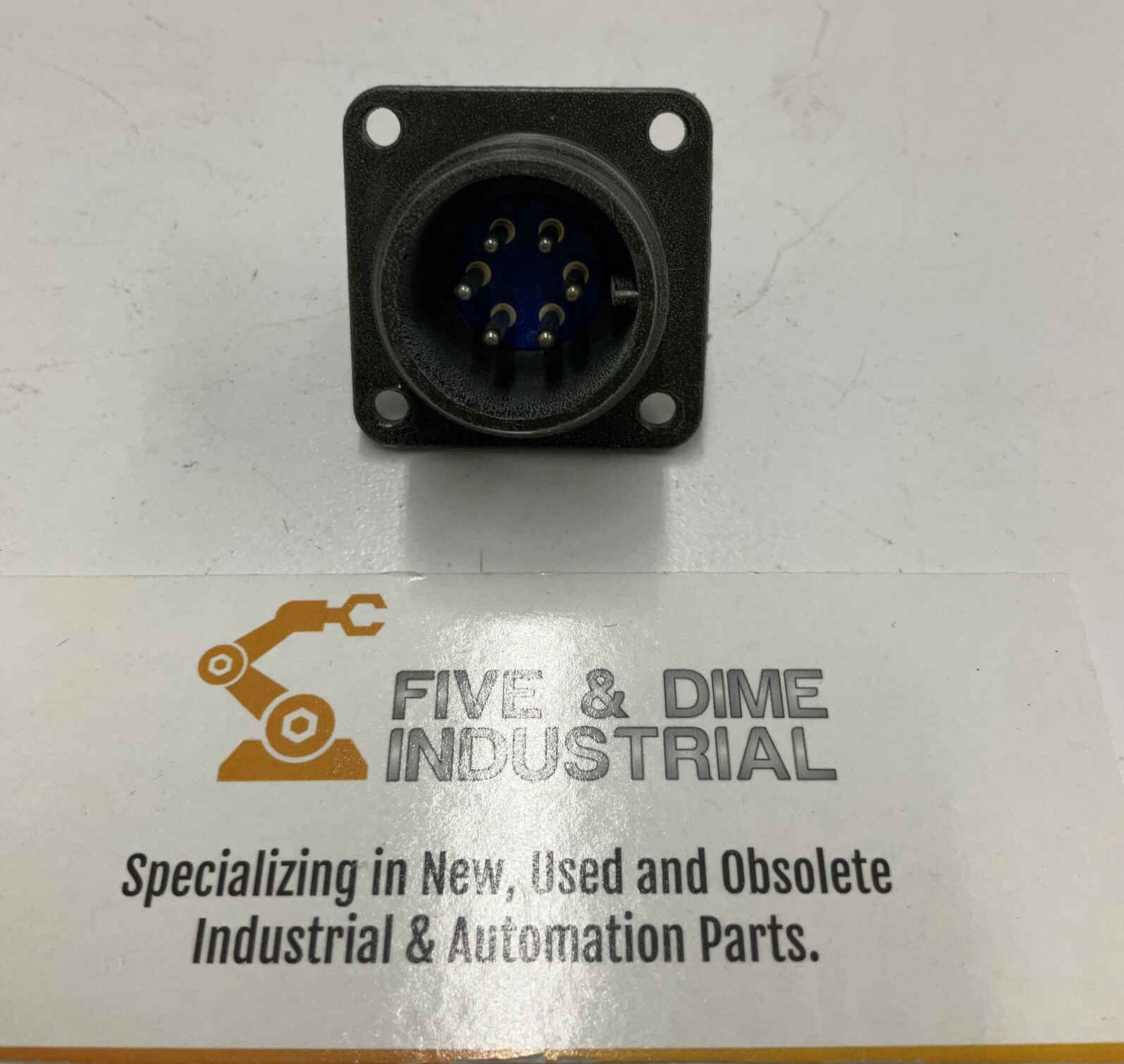 Amphenol 97-3102A-14S-06P 6-Pin Chassis Mount Male Receptacle