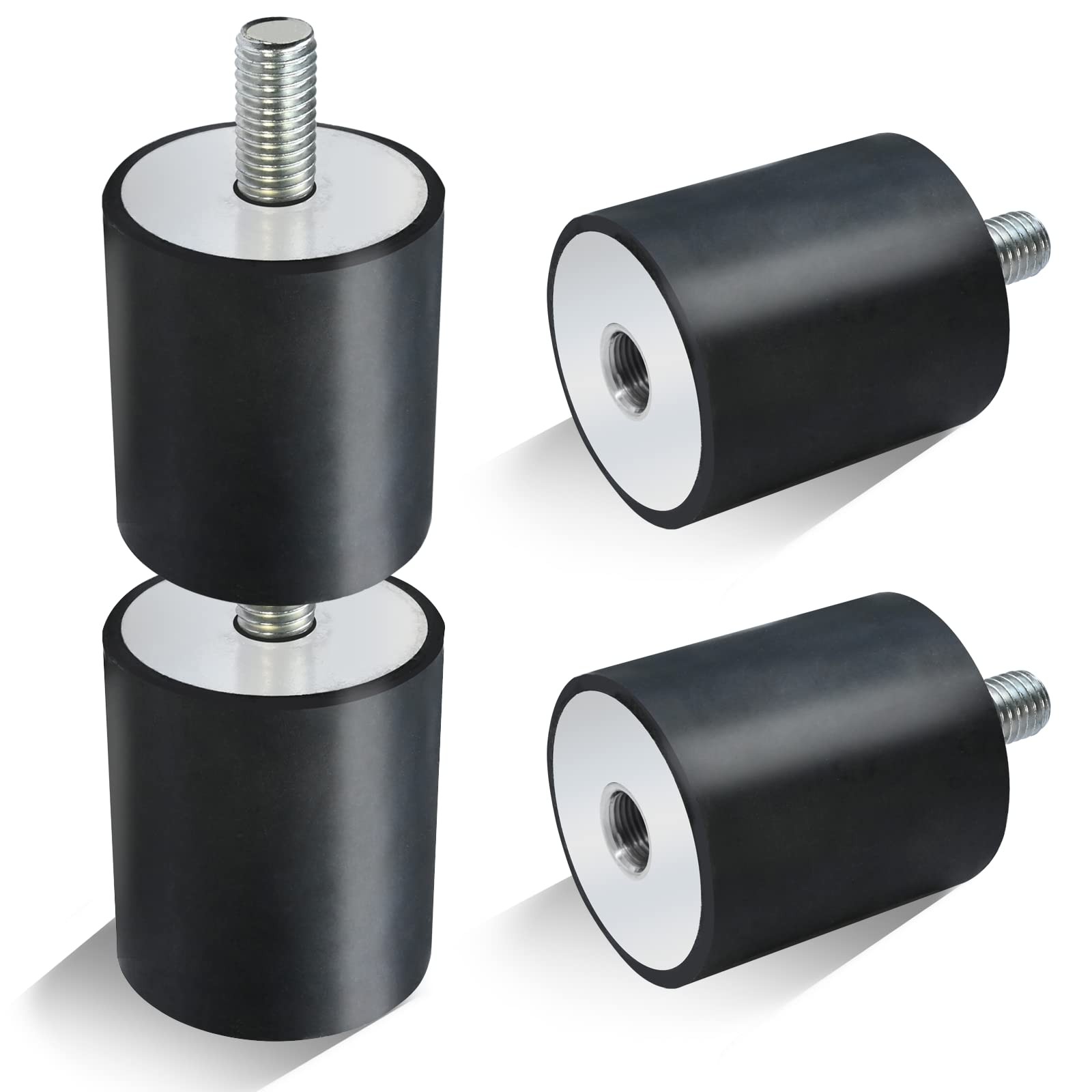 4 Pack Upgrade Tamper Rubber Shock Mount Compatible with Wacker Neuson Plate Com