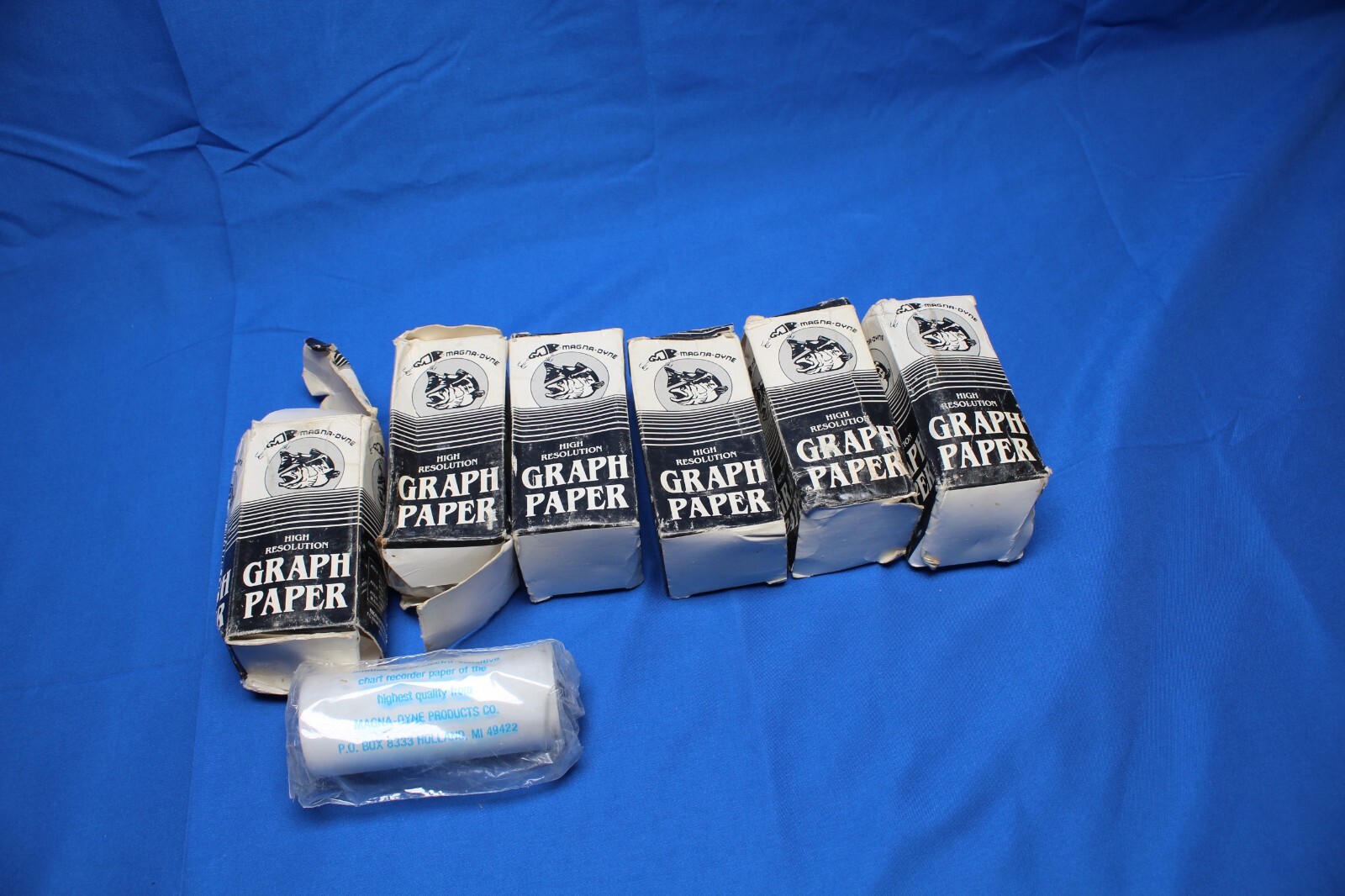 6 New Boxs of Magna-dyne High Resolution Graph Paper Rolls