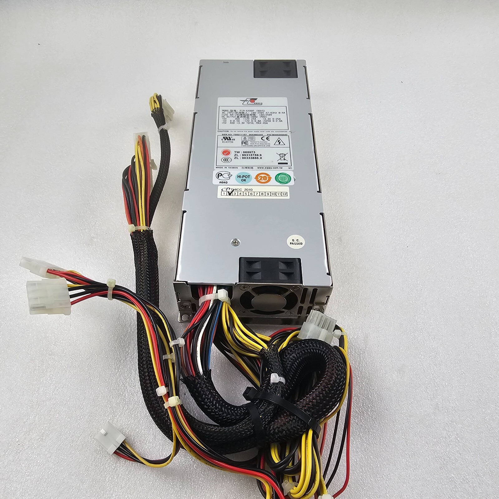 EMACS P1M-6400P (ROHS) Server Power Supply 400W