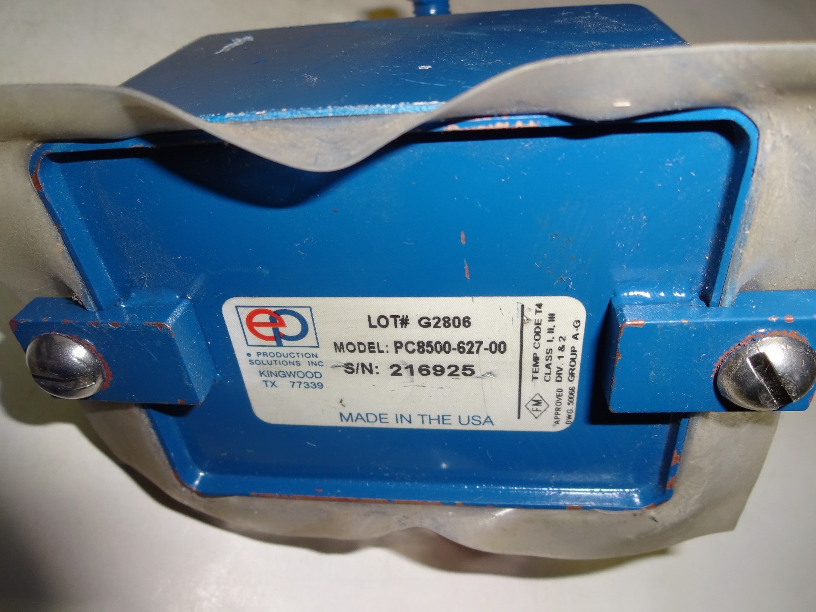 E PRODUCTION SOLUTIONS PC8500-627-00 USED
