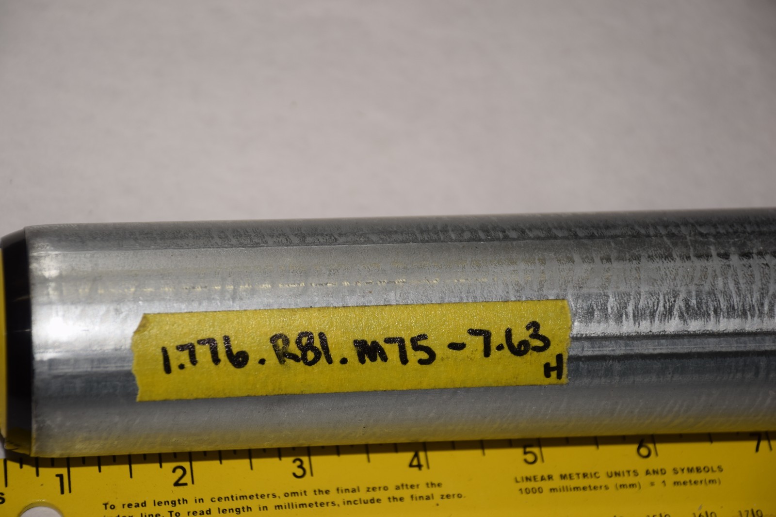 (2) INTERROLL 1.776.R81.M75-7.63 H 1-29/32″ WIDE 10″ LENGTH CONVEYOR ROLLER NEW