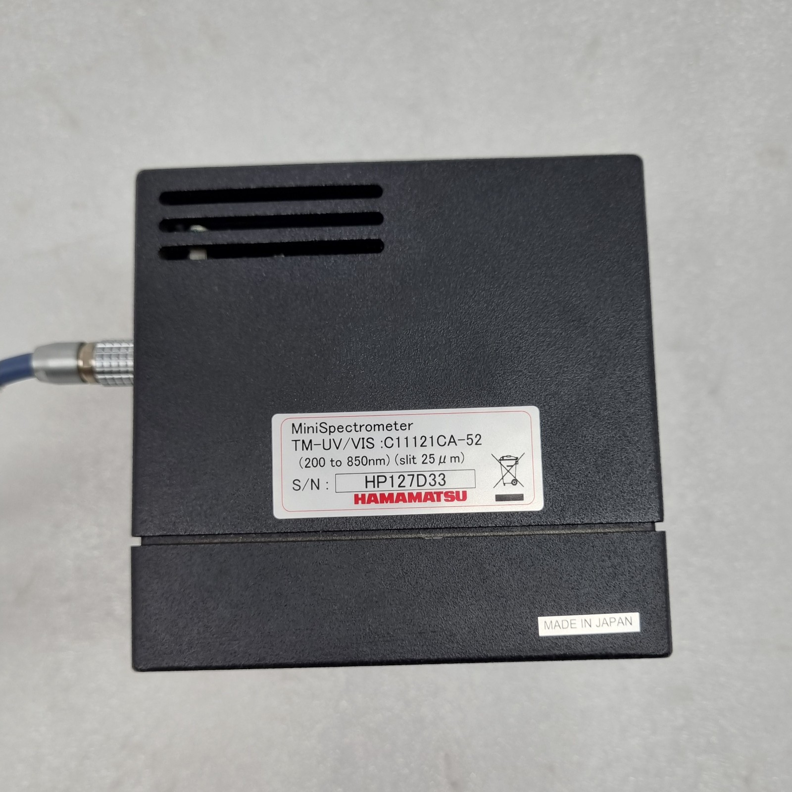 Hamamatsu MiniSpectrometer TM-UV/VIS C11121CA-52 FREE FAST SHIP