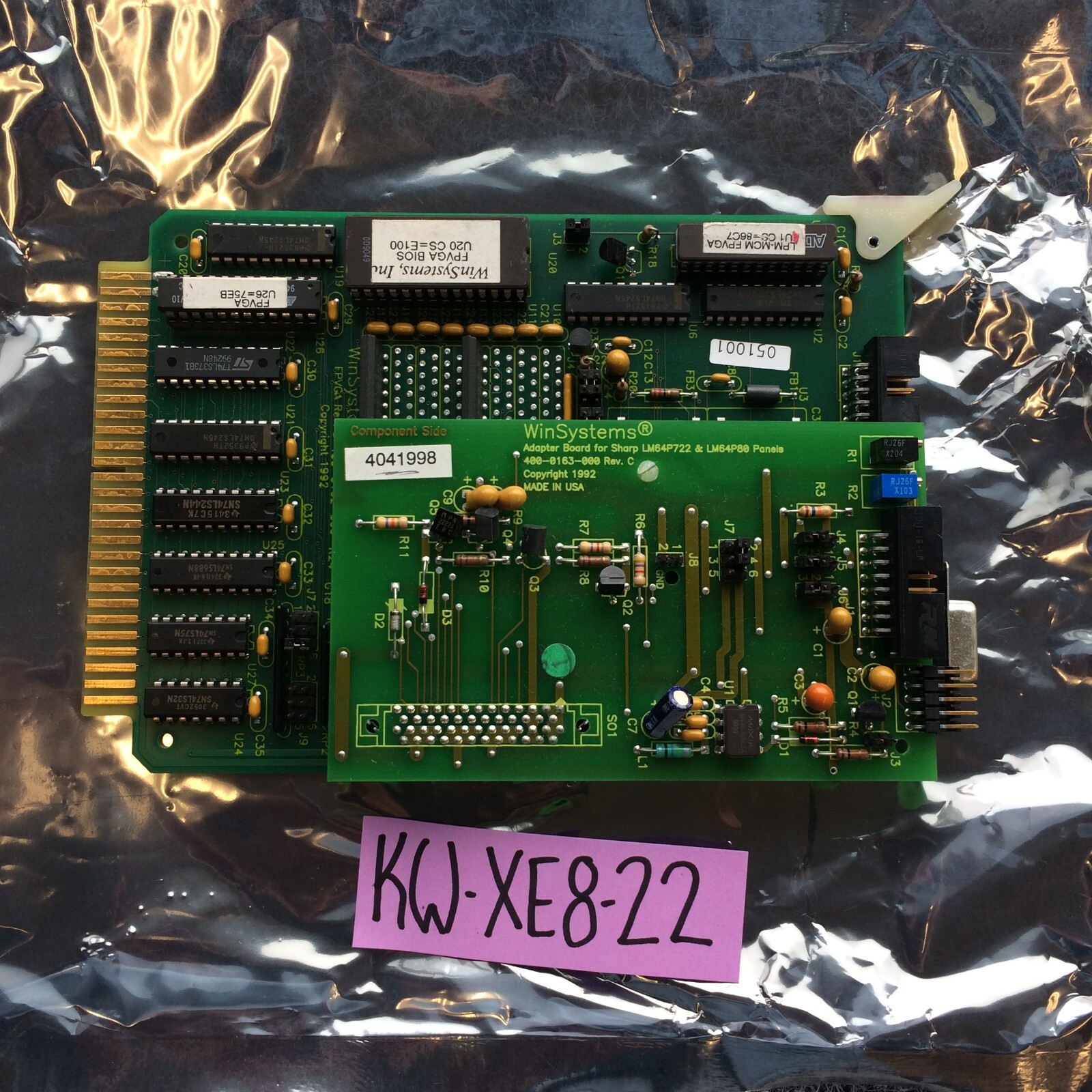 Winsystems For SHARP LM64P722 / LM64P80 Board Panels REV C 400-0163-000 FPVGA
