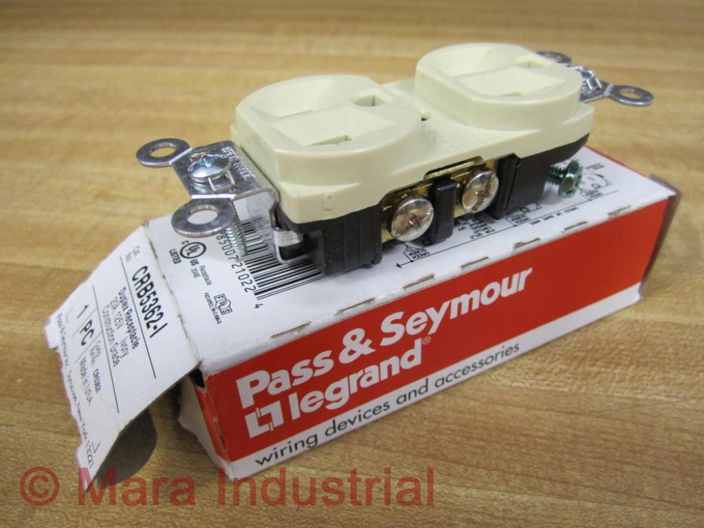Pass & Seymour CRB5362-I Duplex Receptacle CRB5362I