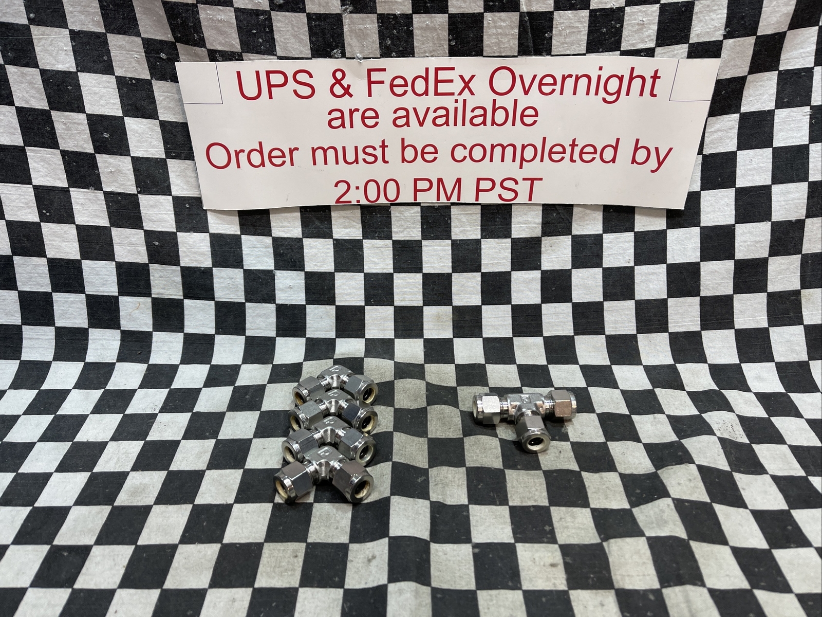 PARKER ELBOW TEE UNION 3/8″, 6ET6-316 6EE6-316, LOT OF 5 SHIPSAMEDAY#1606V48