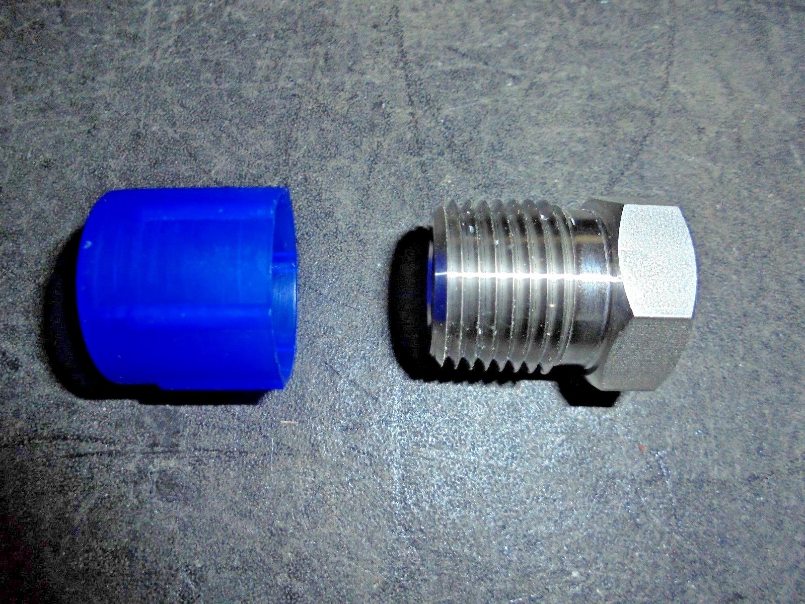 PMI PC-1/2 1/4″ NPT X 1/2″ NPT MALE STAINLESS RUDUCER BUSHING NEW