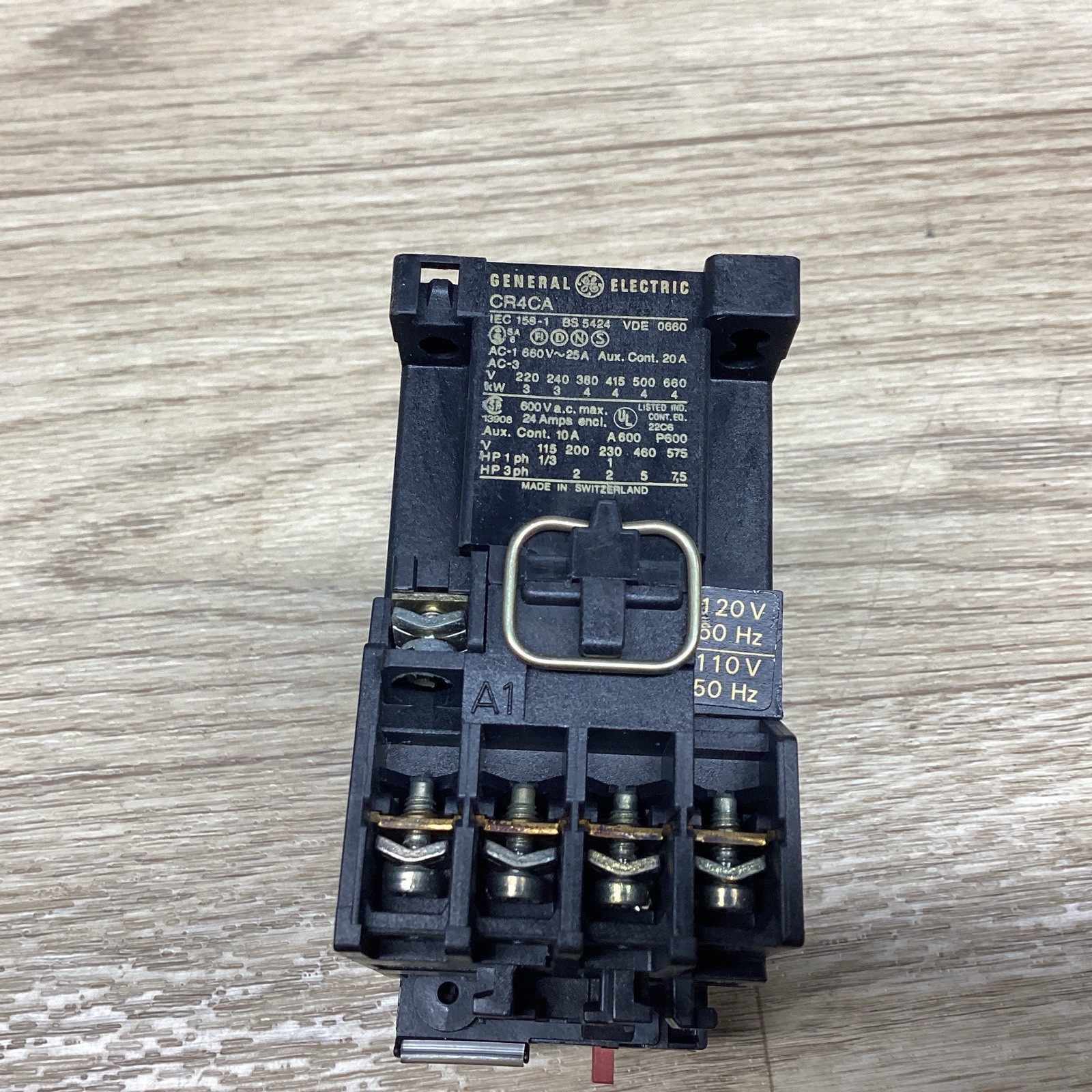GENERAL ELECTRIC CR4CA W/ CR4G1TF CONTACTOR #819PT146*CO
