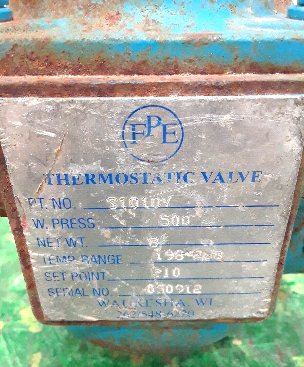 🟠FLUID POWER ENERGY THERMOSTATIC VALVE PESSCO IS OFFERING 1 C122822-1-3 🗽