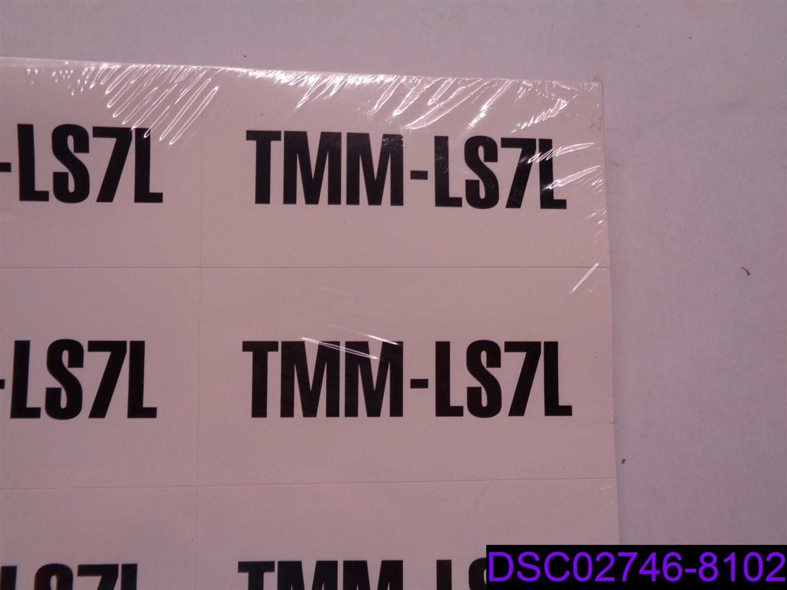 Qty = 4 Styles: TMM-LS7L, TMM-TBDN-LS5D, TMM-ARG-LS7L, TMM-DTR-LS7D Stickers