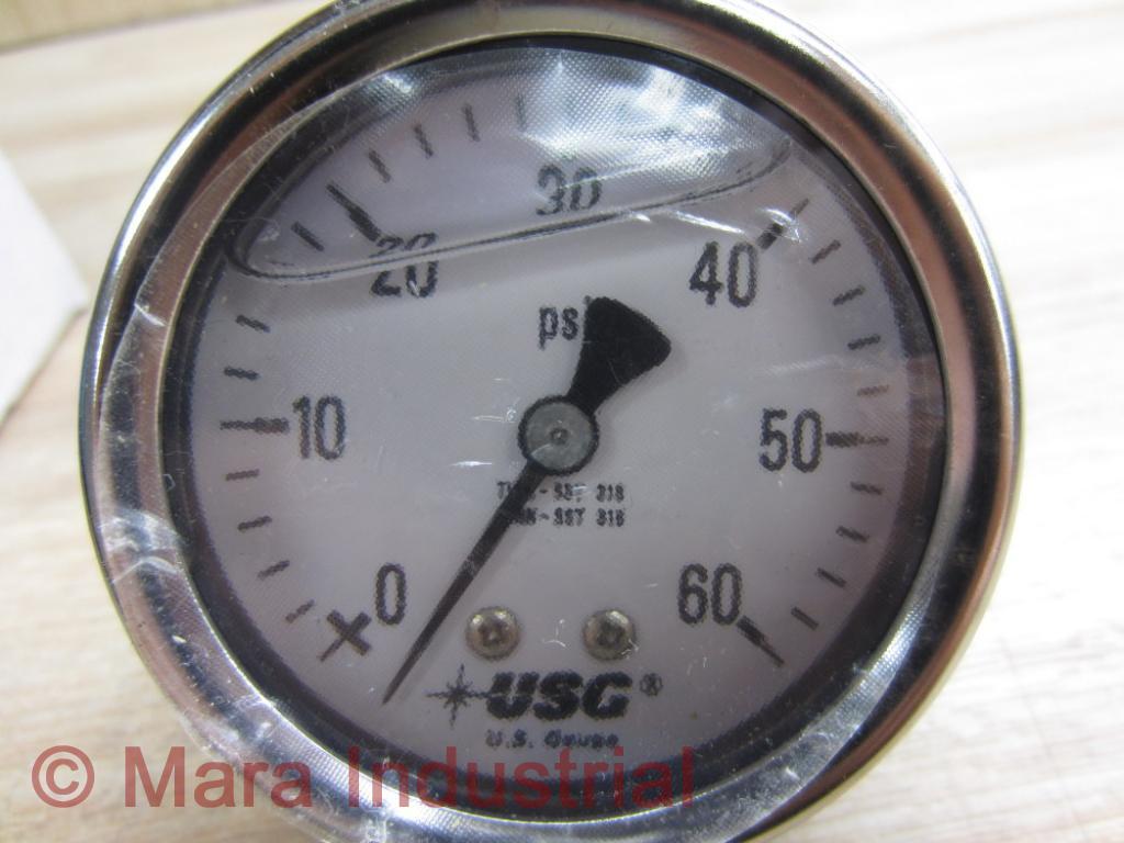 Ametek USG 256033 Gauge 0-60