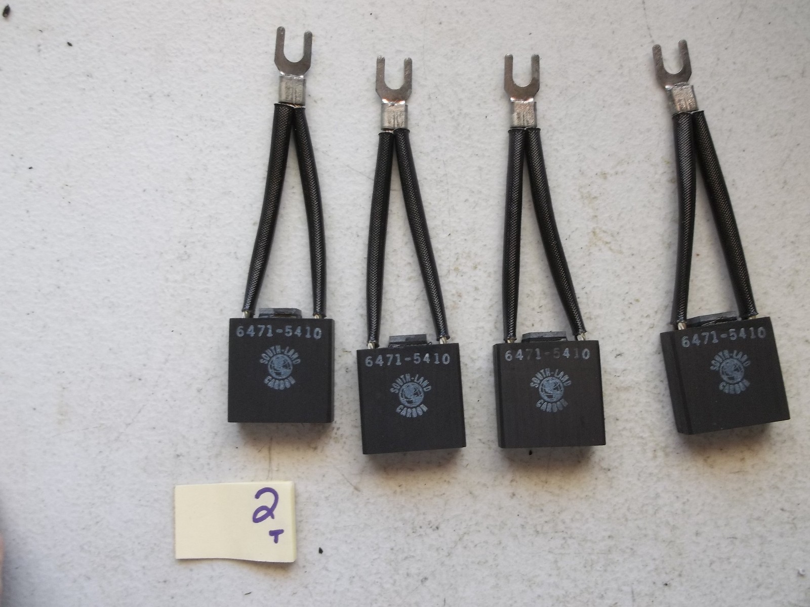 LOT OF 4 NEW NO PKG SOUTH-LAND CARBON BRUSHES 6471-5410 (BIN9)