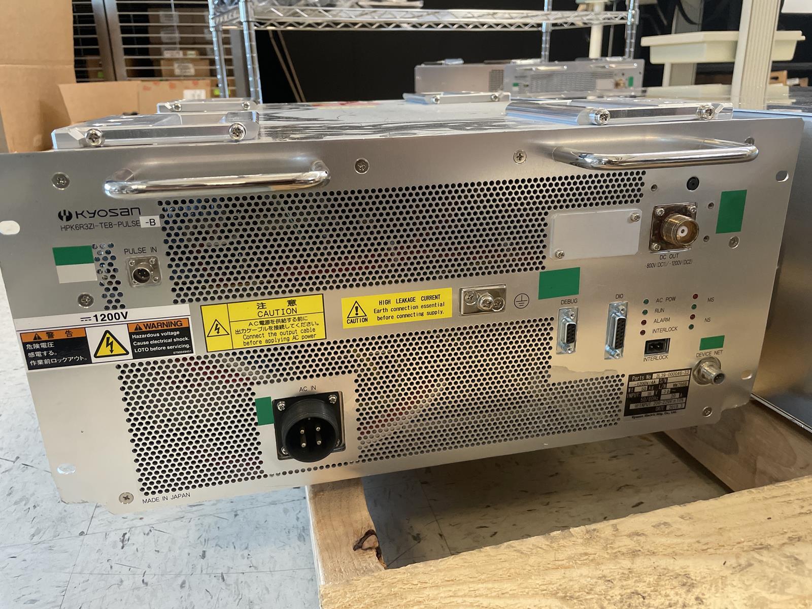 KYOSAN ELECTRIC HPK6R3ZI-TE8-PULSE-B 2L39-000046-33 1200V/4A 2019 GENERATOR