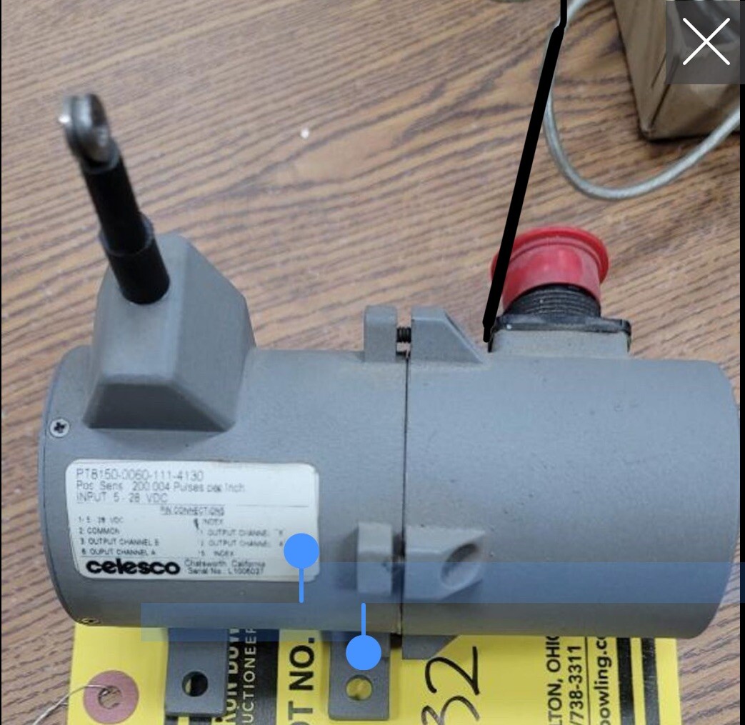 CELESCO LINEAR MOTION TRANSDUCER PT8150-0060-111-4130