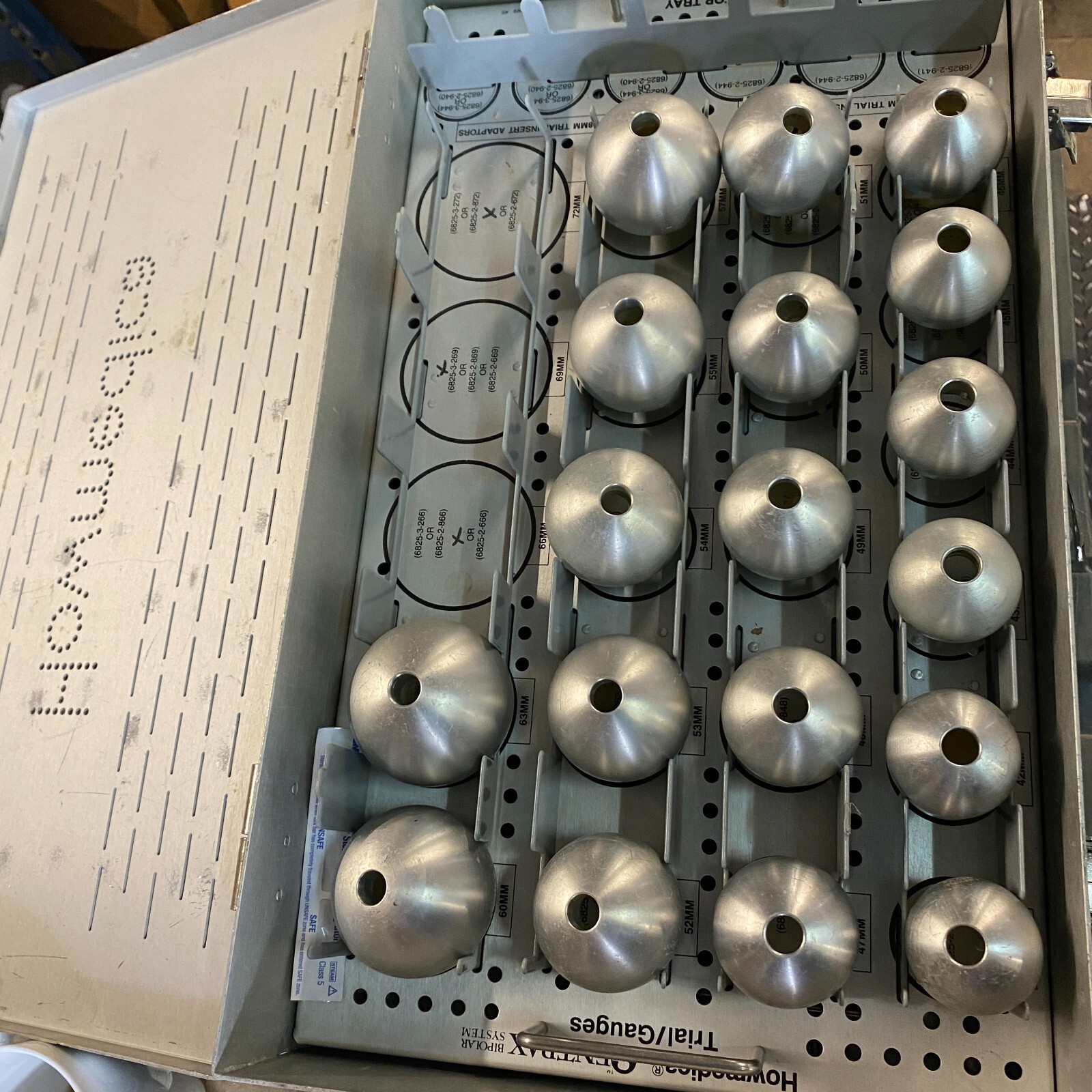 Howmedica Centrax 6825-9-900 Bipolar System Trials Instruments Set Bag of 32✅