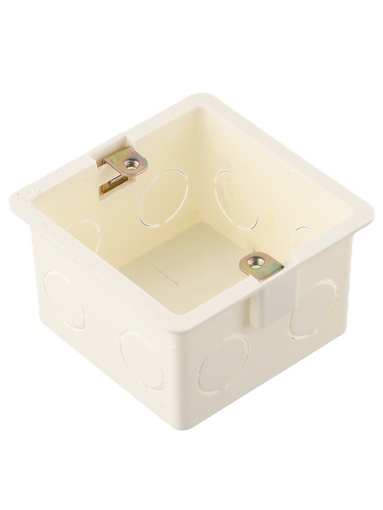 1Gang Socket Box 80x80x50mm Back European Standard Pattress High Quality