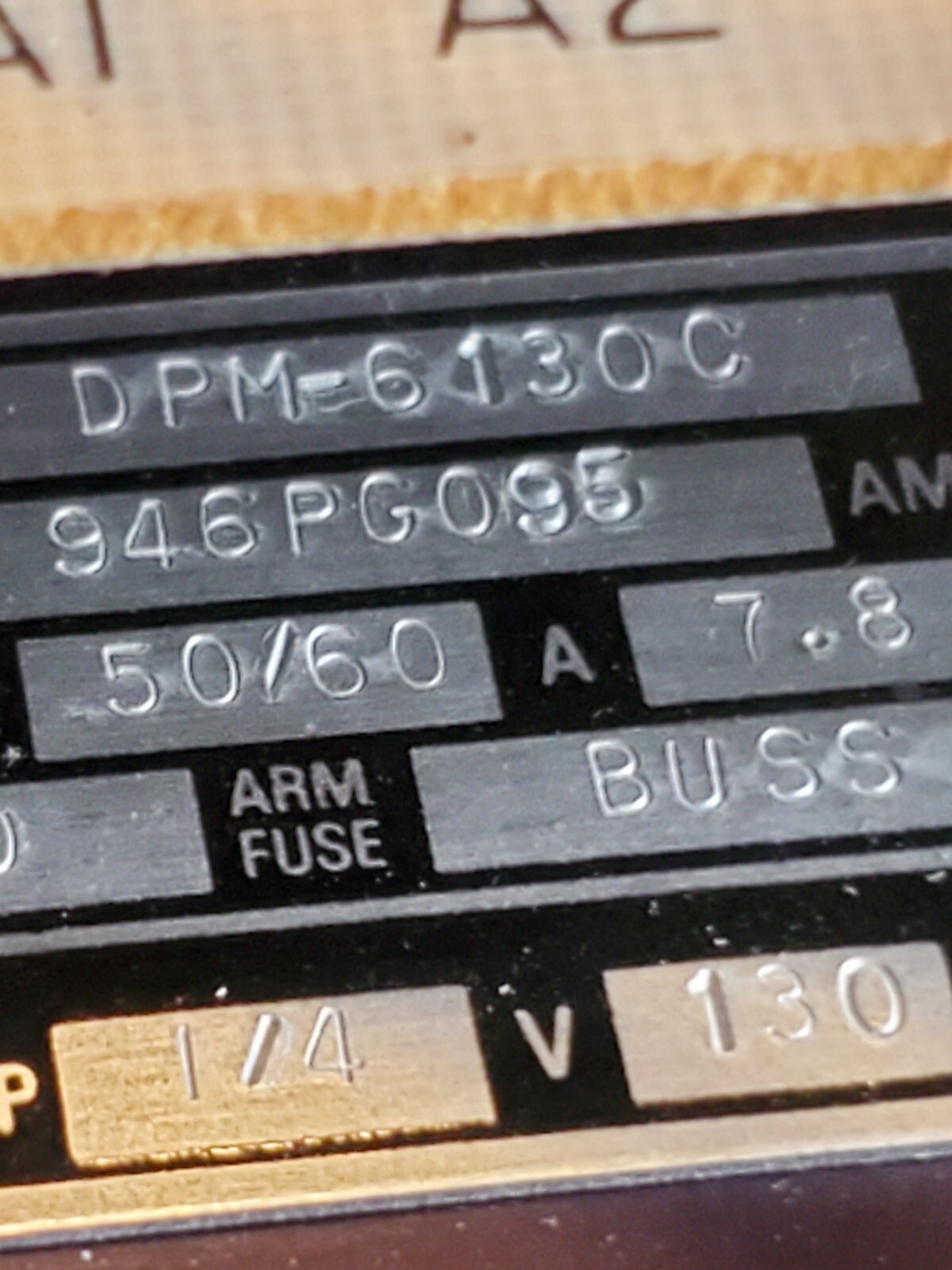 USED BODINE ELECTRIC DPM-6130C SPEED CONTROL BOARD 1/4HP 2500RPM