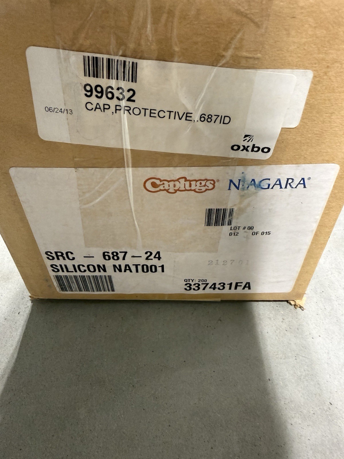 *200 QTY* Fastenal Niagara SRC-687-24 / 337431FA Cap Plugs 0.687″ x 1.5″ *NIB*