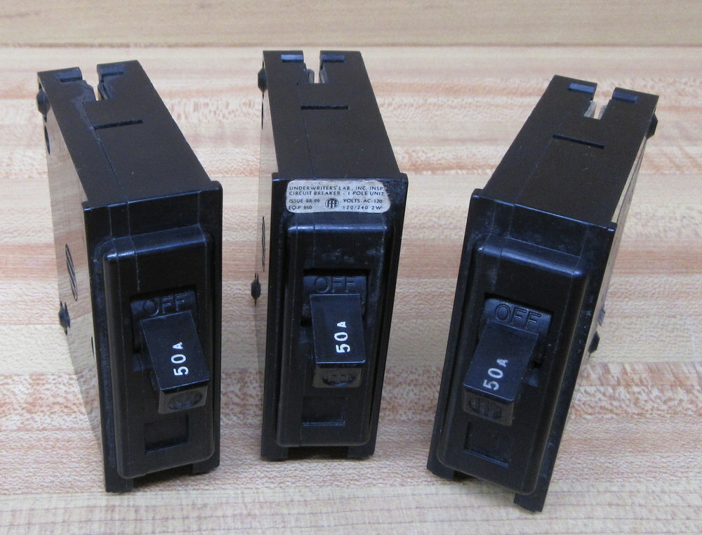 ITE EQP 850 50A Circuit Breaker EQP850 (Pack of 3)
