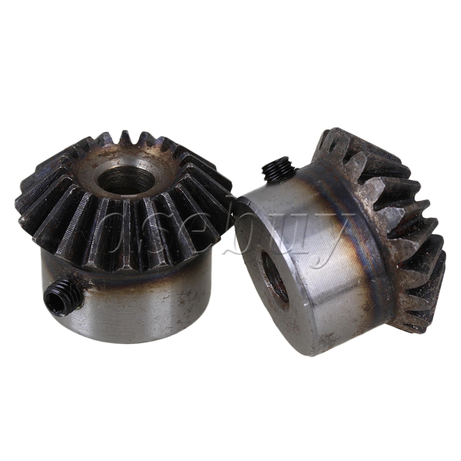 4 Pieces 20 Teeth 1.5 Module Top Screws Tapered Bevel Gear Wheel 8mm Bore