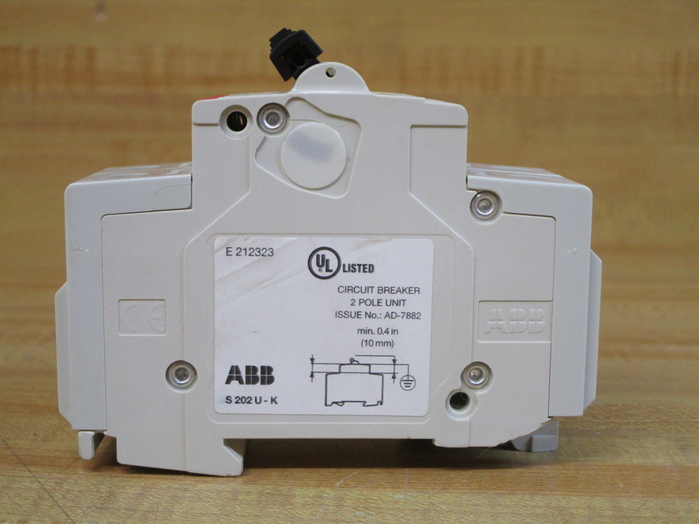 Asea Brown Broveri S202U-K8 ABB 8A Circuit Breaker S202UK8 Chipped