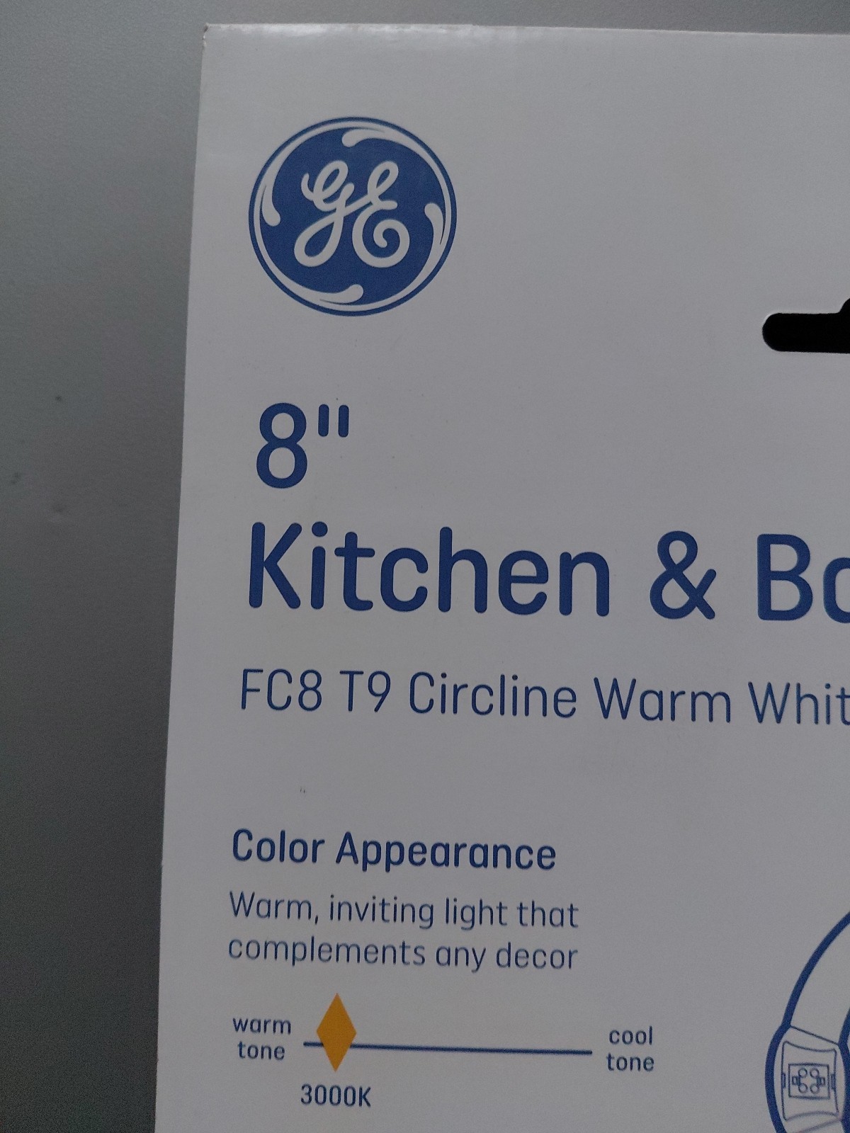GE Lighting FC8T9/KB Circline Fluorescent Lamp 8″ 22W 3000K Warm Natural Light