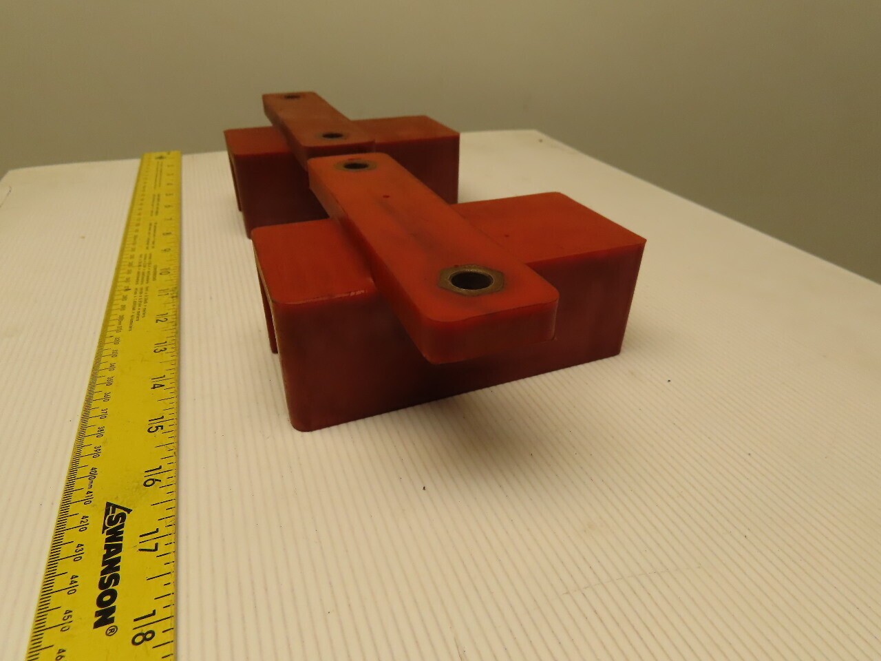 Dematic 0688181136 1-23/32″ Wide 1-5/8″ Deep 2 Bolt Mount Infeed Guide Lot Of 2