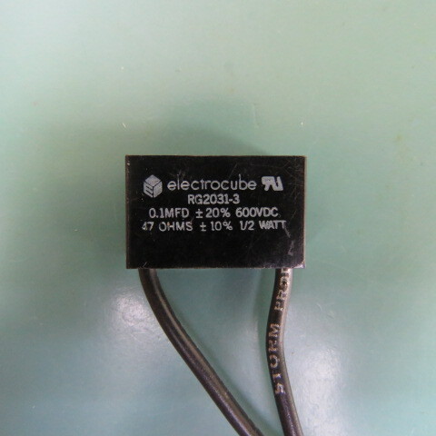 ELECTROCUBE RG2031-3-4 Qty of 2 per Lot CAP .1UF 1/2W 47OHM SURGE SUP