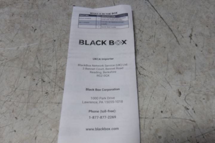Black Box KVS4-2008VX 8-Port DH Secure DVI-I KVM w/Audio and CAC