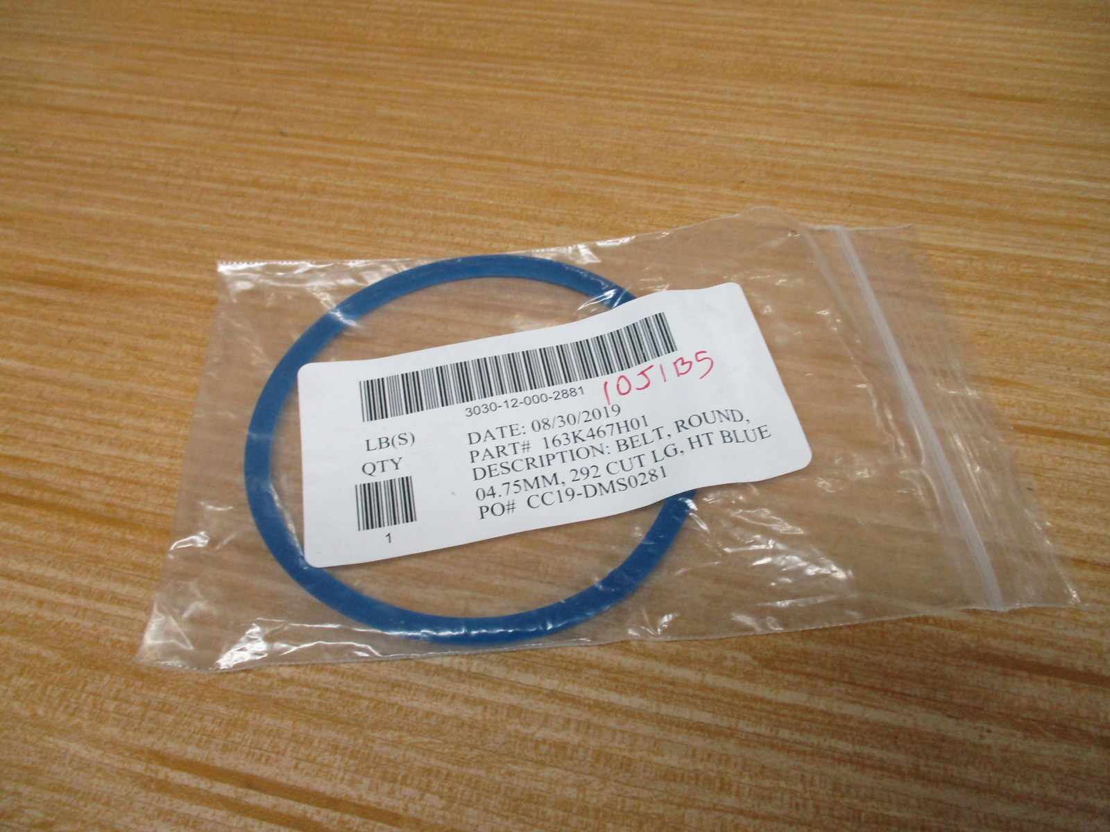 Durabelt 163K467H01 Round Belt (Pack of 3)