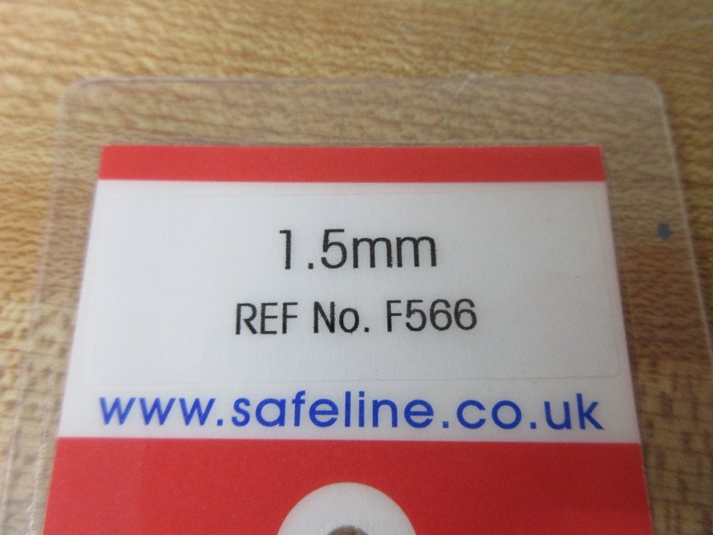 Mettler Toledo TC10150FE Safeline Metal Detection Test Card TC1 1.5MM FE