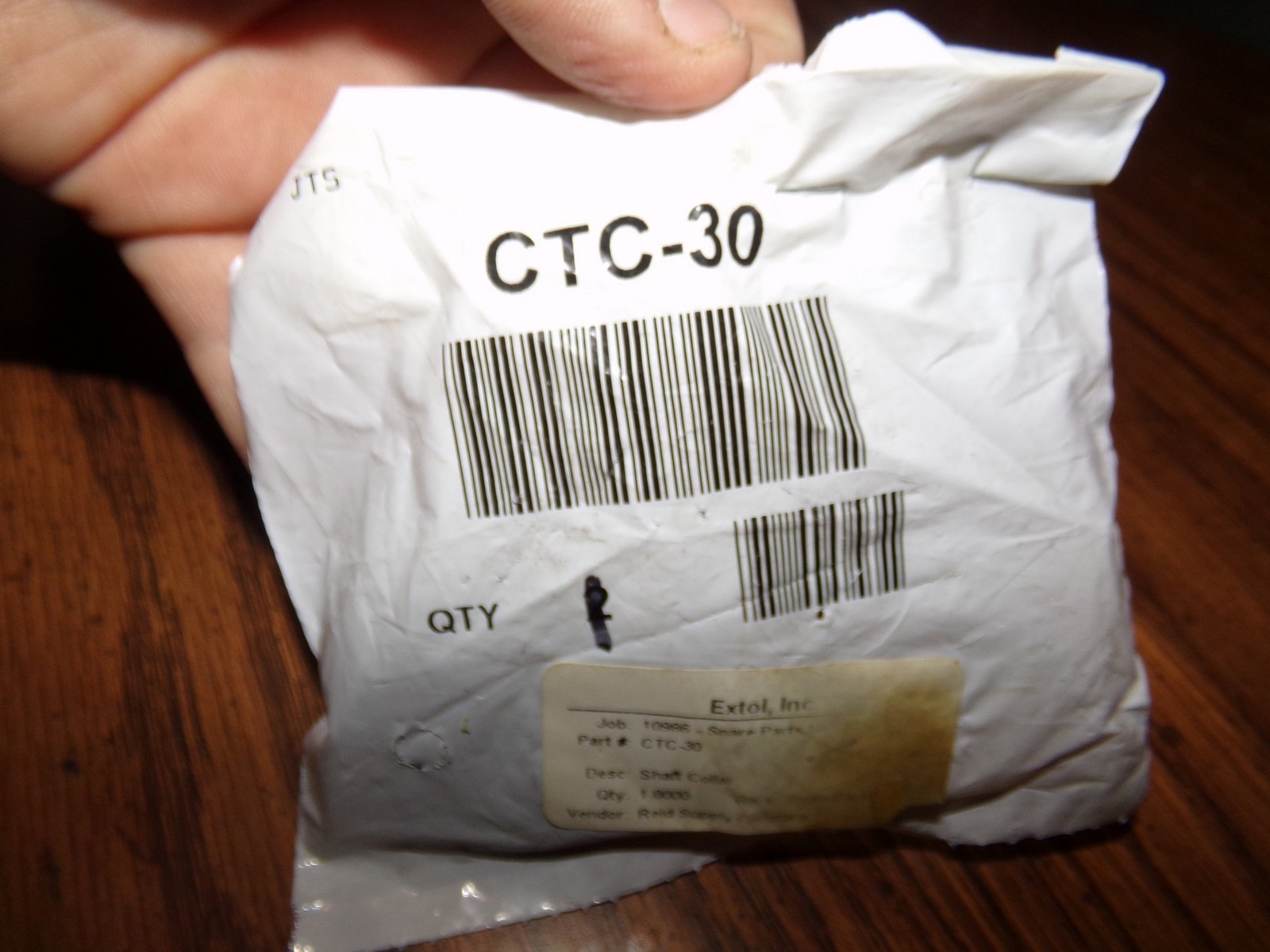 NEW Extrol Shaft Collar CTC-30 *FREE SHIPPING*