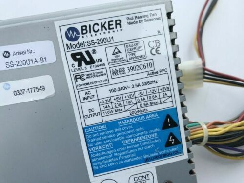 BICKER SS-200U1 industrial computer equipment power supply 1U power supply