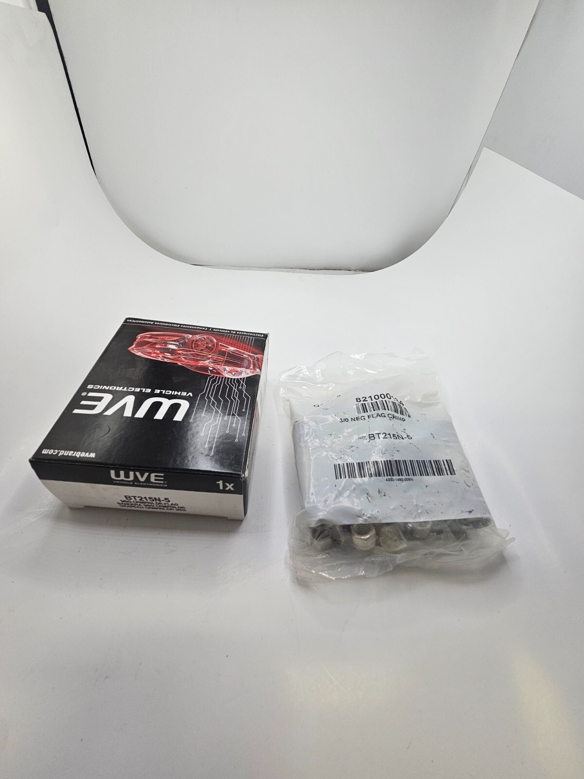 (QTY 5) WVE 3/0G NEG Flag Crimp BT215N-5