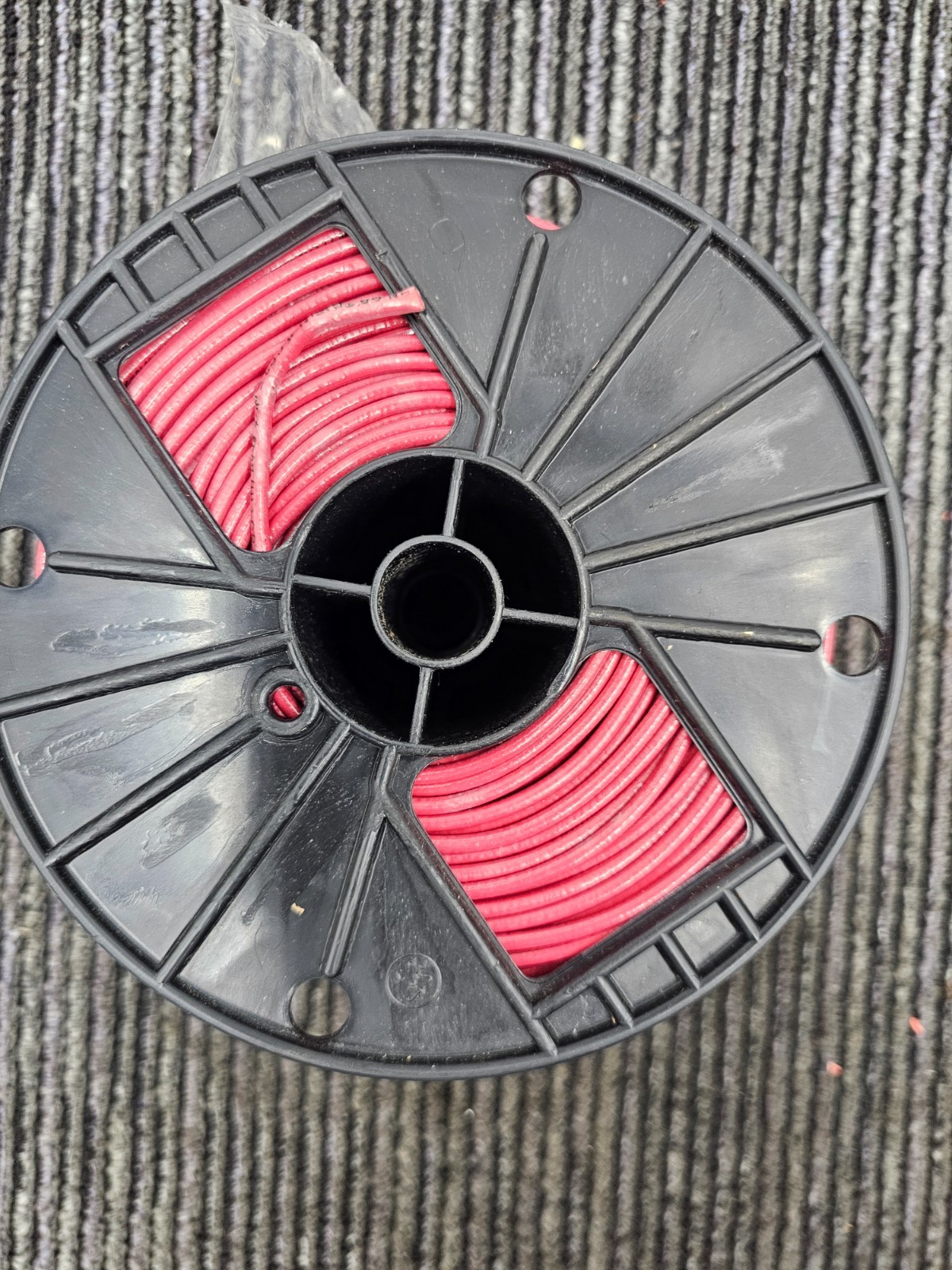 500FT Encore Wire Spool T-90 Nylon-TWN75 Red Wire 500′