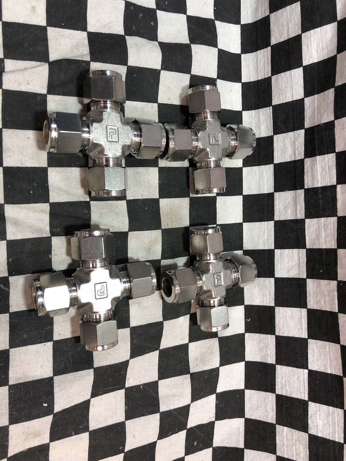 PARKER CROSS UNION 1/2″, 8ECR8-316, 8ECR8316, LOT OF 4, SHIPSAMEDAY #1171N11