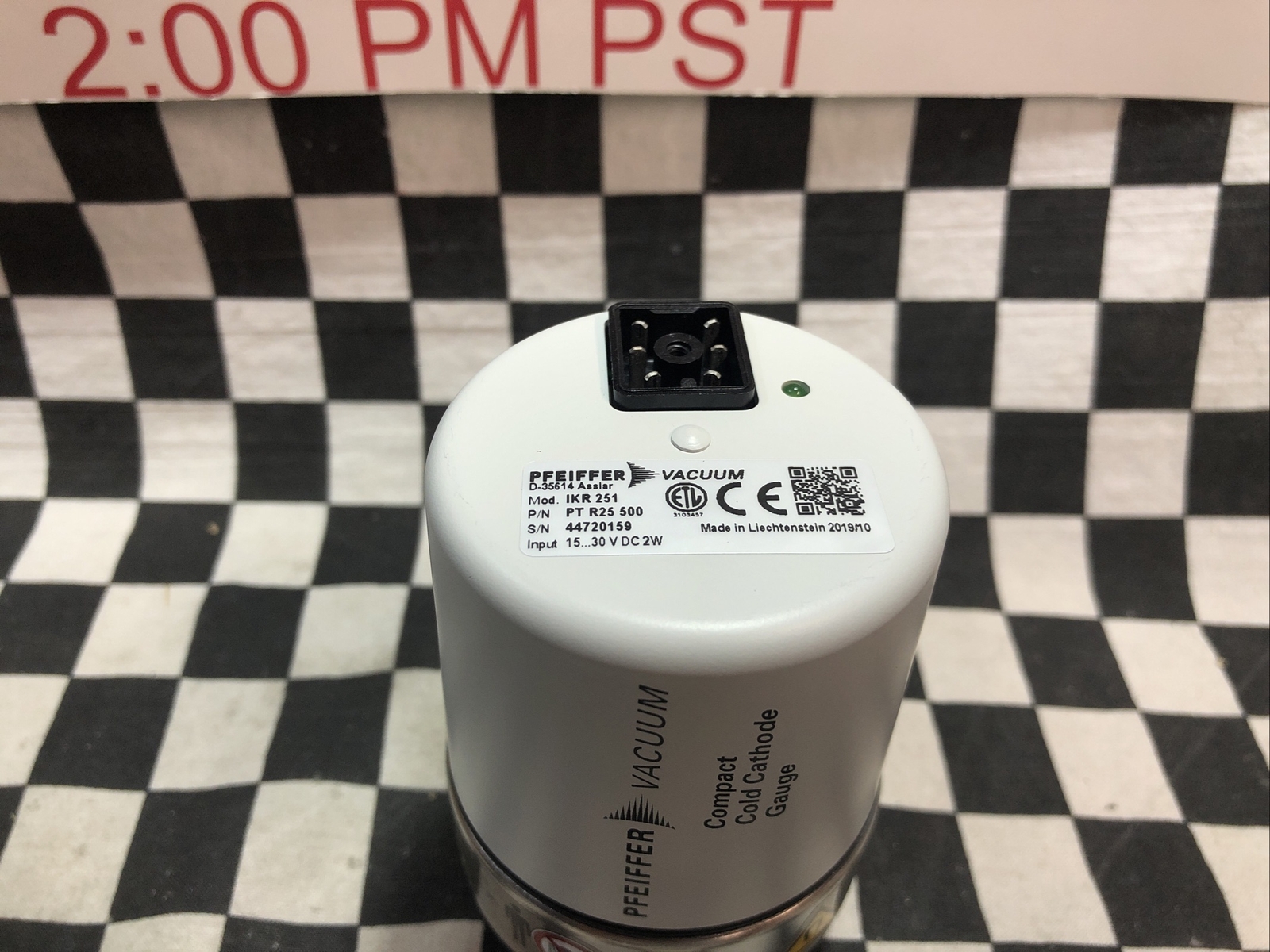 PFEIFFER Cathode Vacuum Gauge KF-25, PT R25 500, PTR25500, D-35614 ASSIAR,