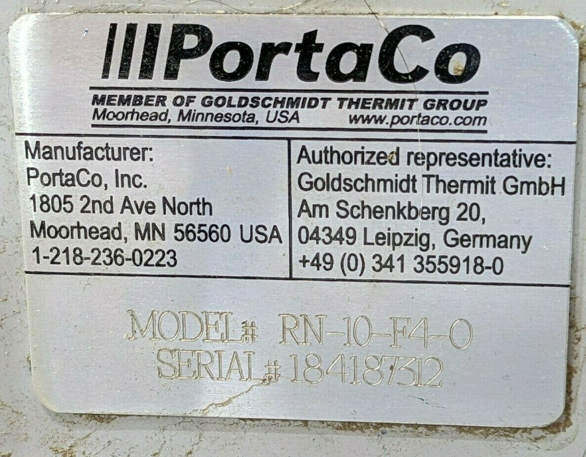 Lot of 2 PortaCo Railroad Tools RN-10-F4-0 Rail Notcher, SR-10-26-1 Rail Saw
