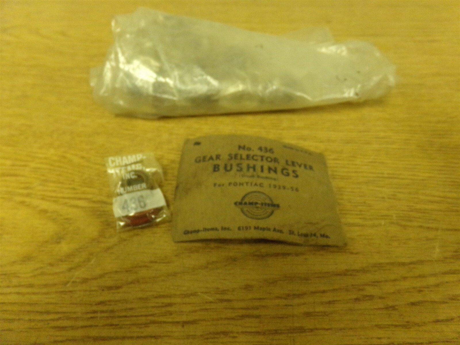 NEW Champ Items No 436 Gear Selector Bushings *FREE SHIPPING*